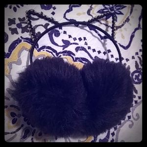Black Ear Muffs With Cat Ears
